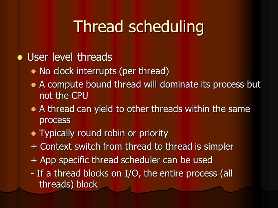 2.5 Scheduling Given a multiprogramming system. Given a ...