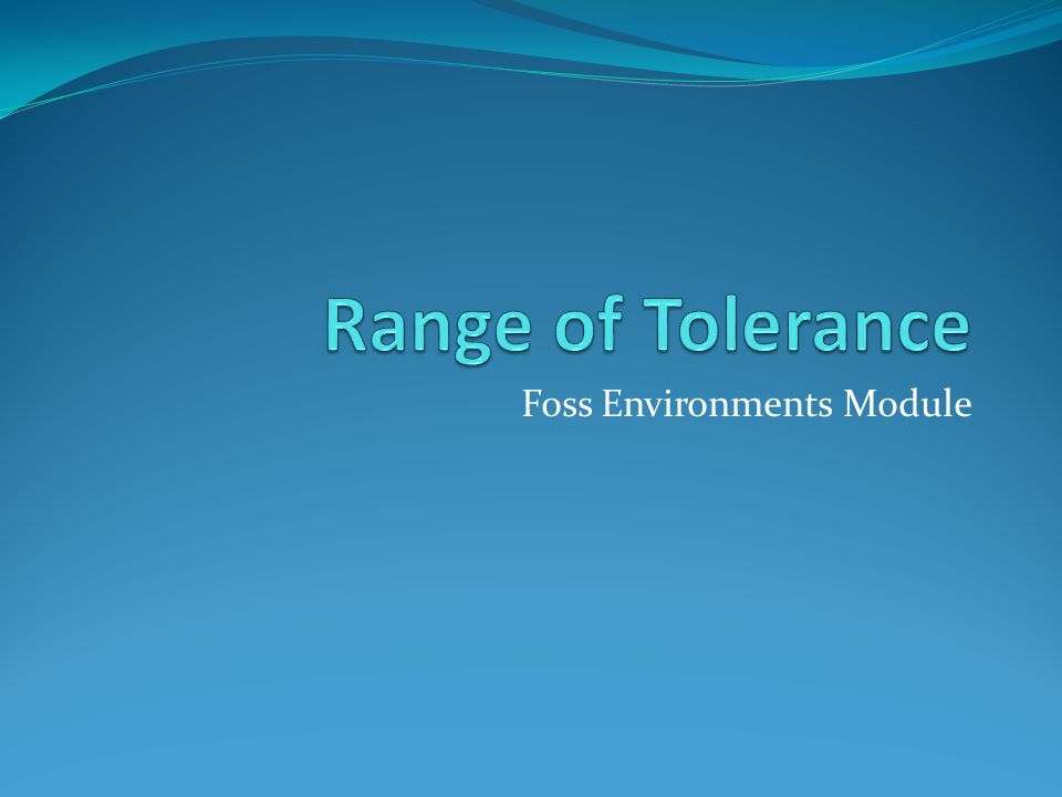 Foss Environments Module