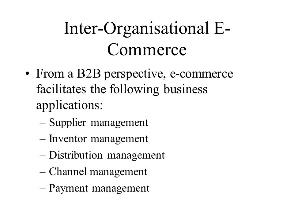 intra organizational e commerce ppt E commerce ppt.