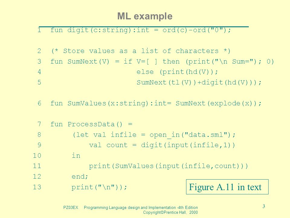 pz03ex programming language design