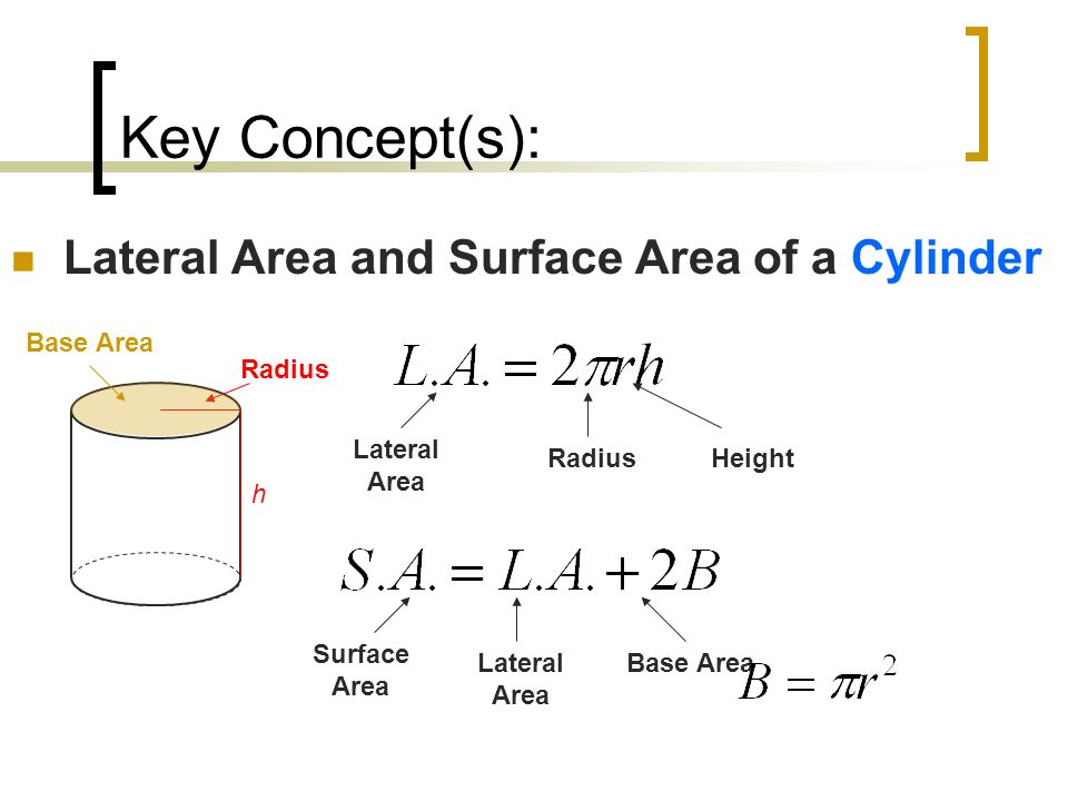 Surface area formula cylinder Omni Calculator