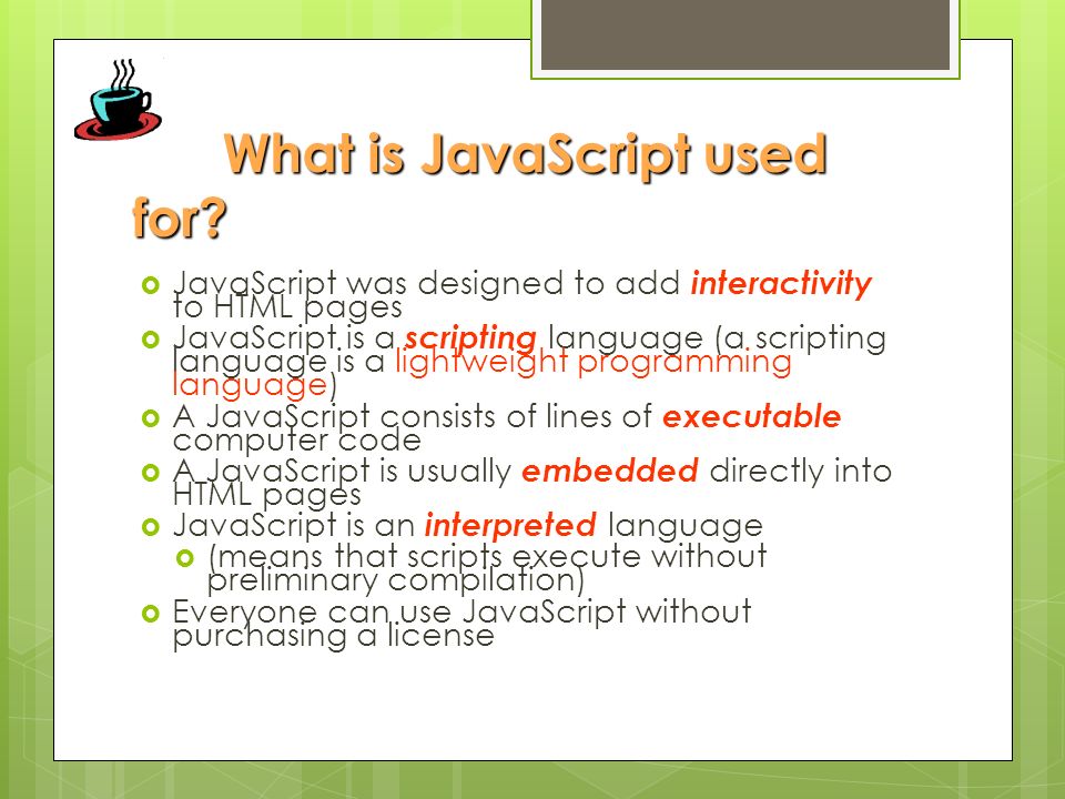 JavaScript Programming Unit #1: Introduction. What is Programming ...