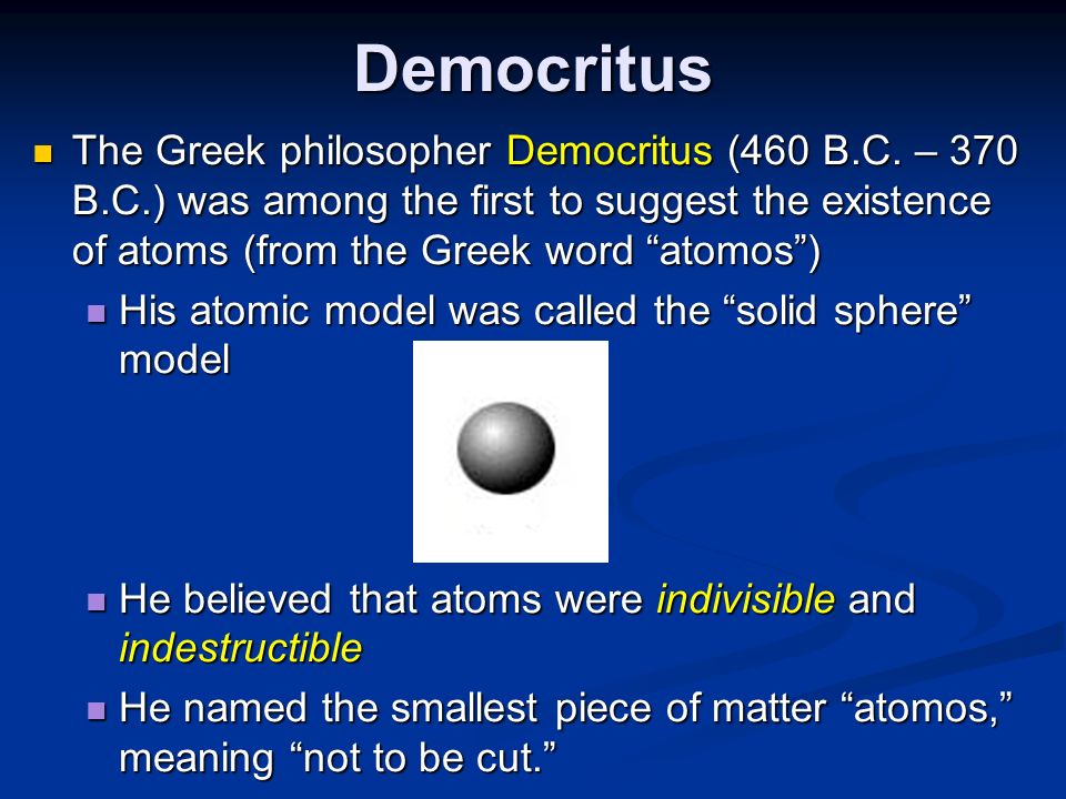greek philosopher atom