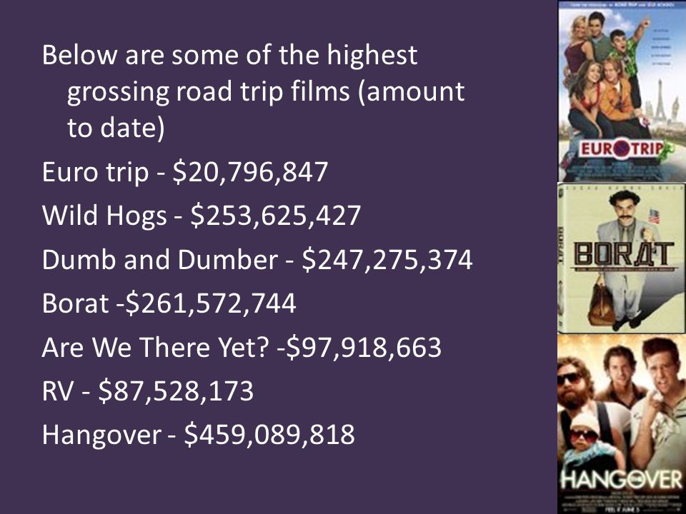 road trip movie gross earnings