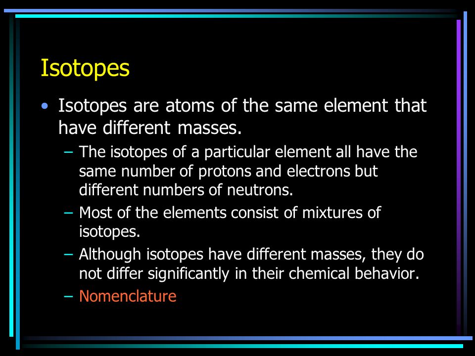 Atomic # Mass # Symbol Info on the Periodic Table
