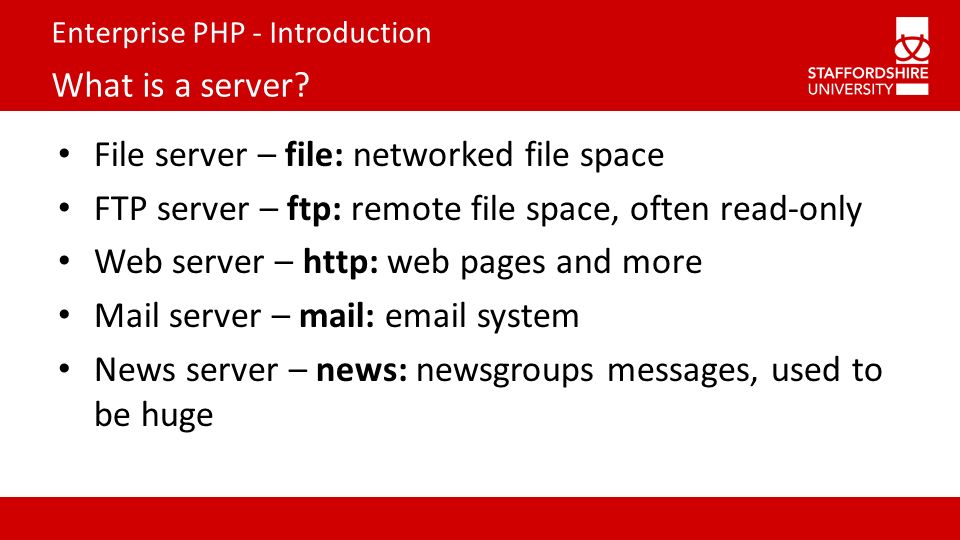 Enterprise PHP - Introduction Enterprise Client-Server Development with ...