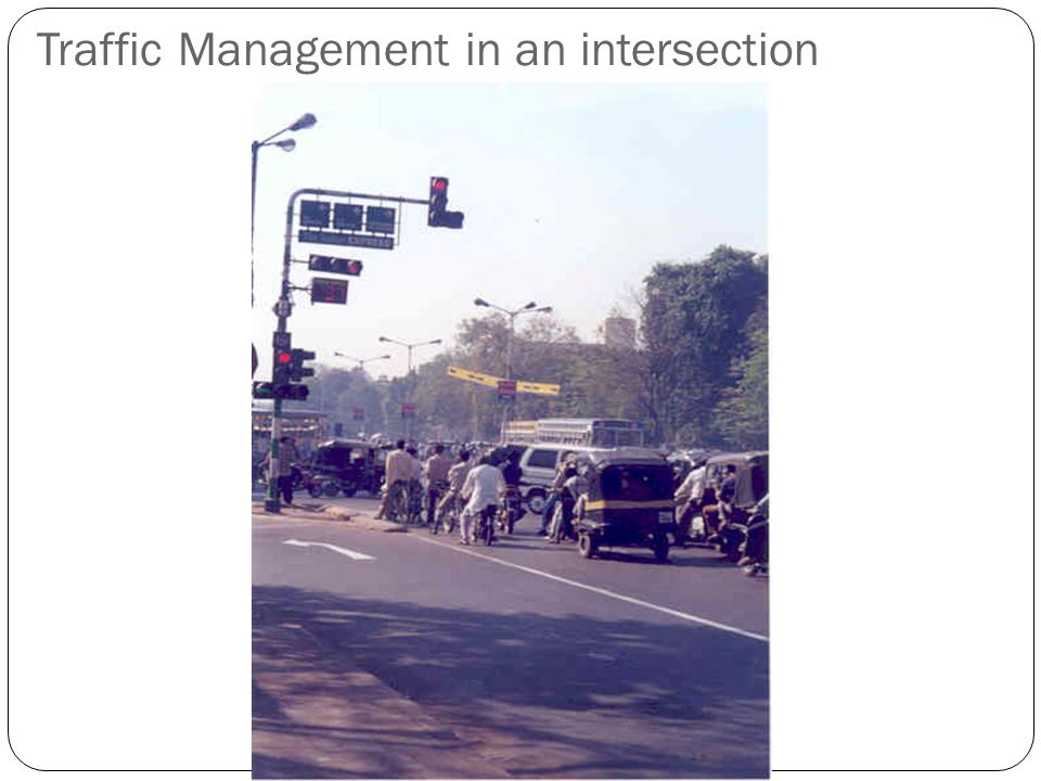 Traffic Management in an intersection