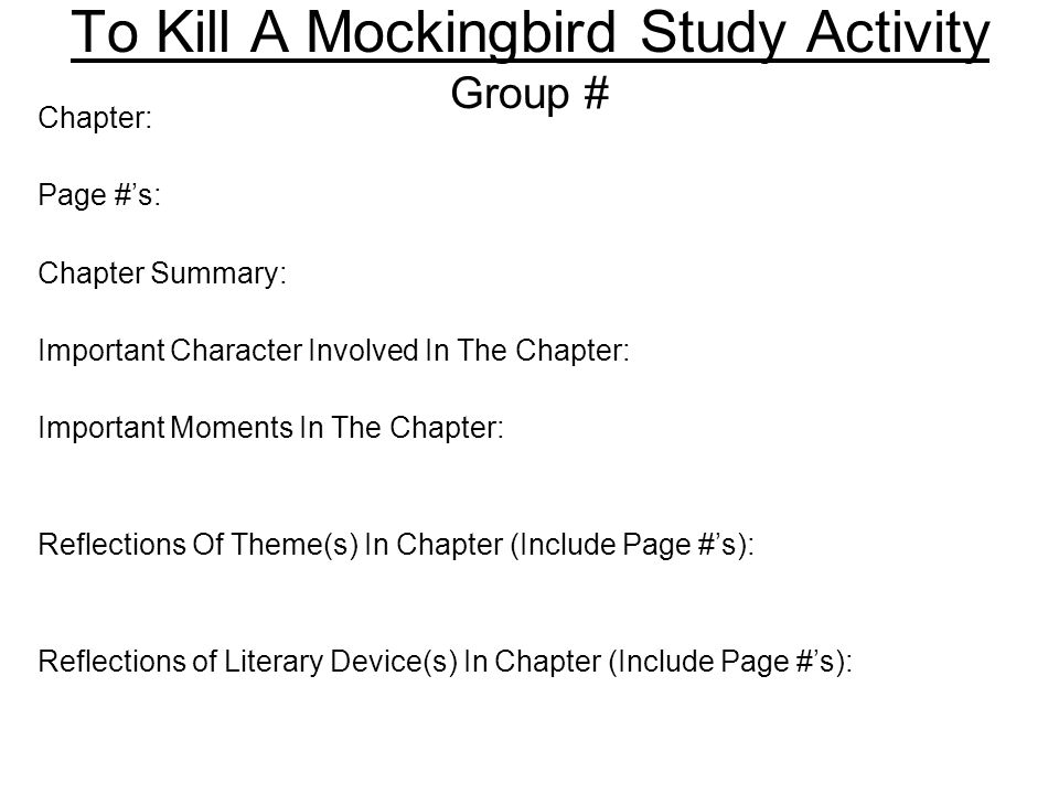 examples of characterization in to kill a mockingbird