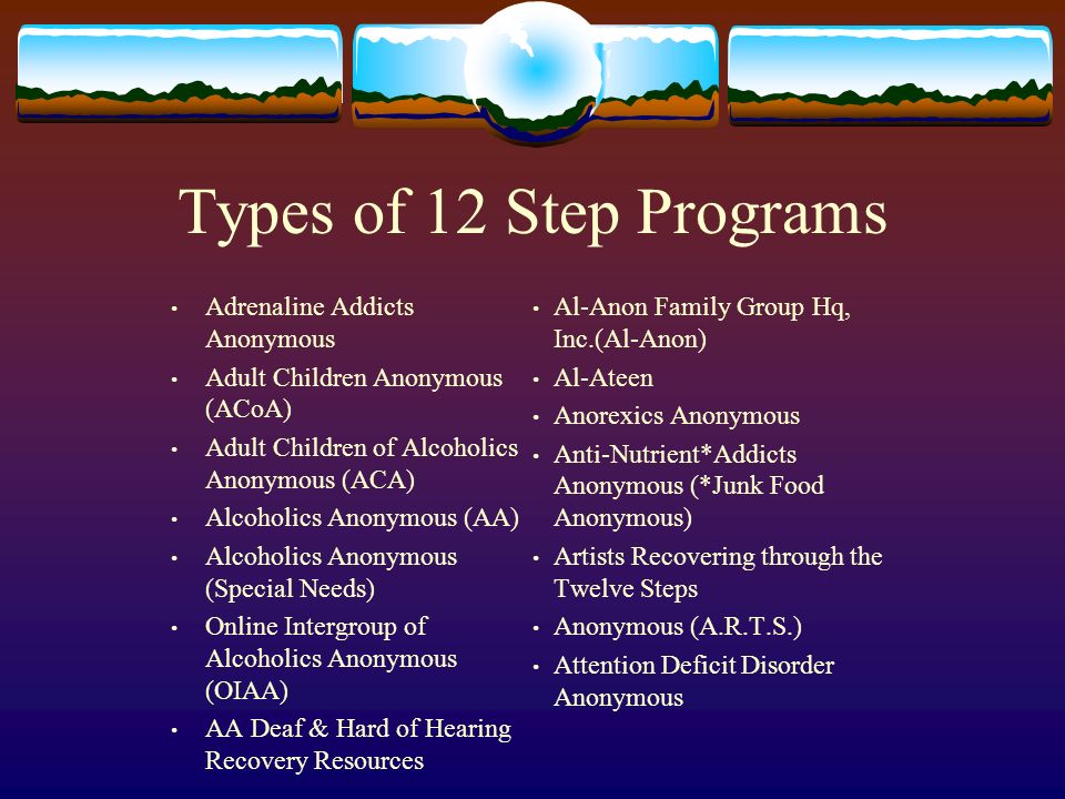 After Care and Support Groups Support After Treatment Anonymous Support  Groups & 12-steps. - ppt download