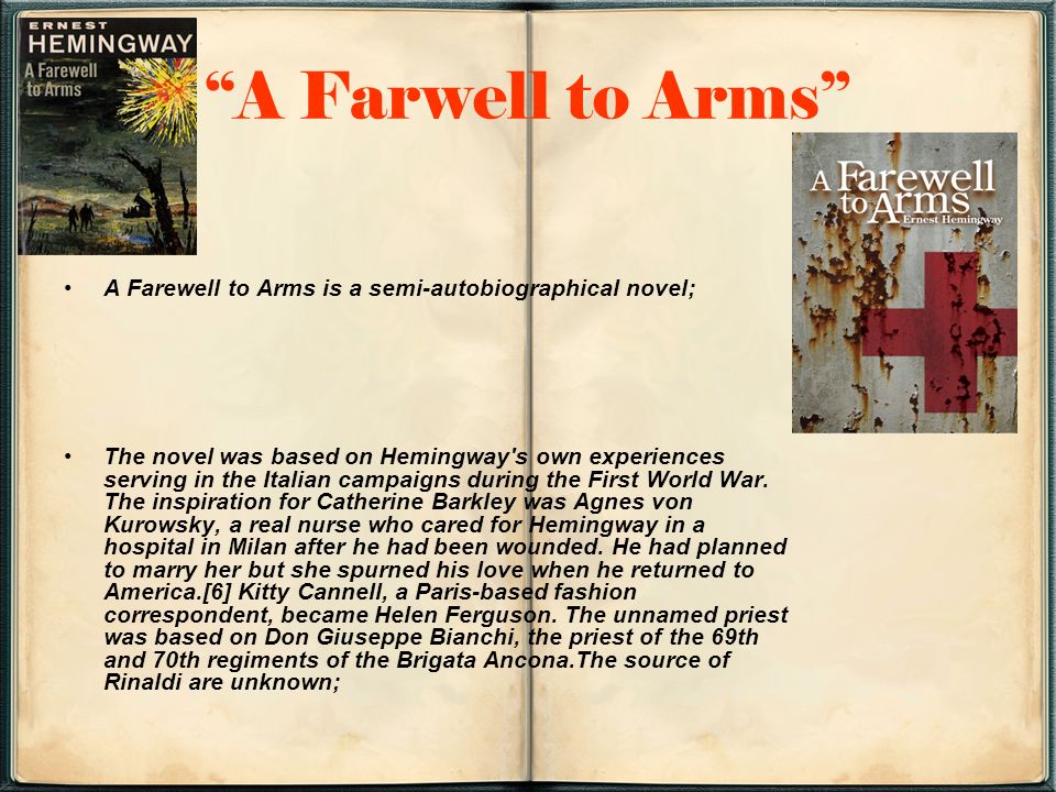 author farewell to arms