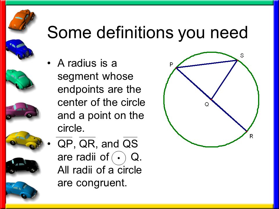 10 1 Tangents To Circles Geometry Chs Some Definitions You