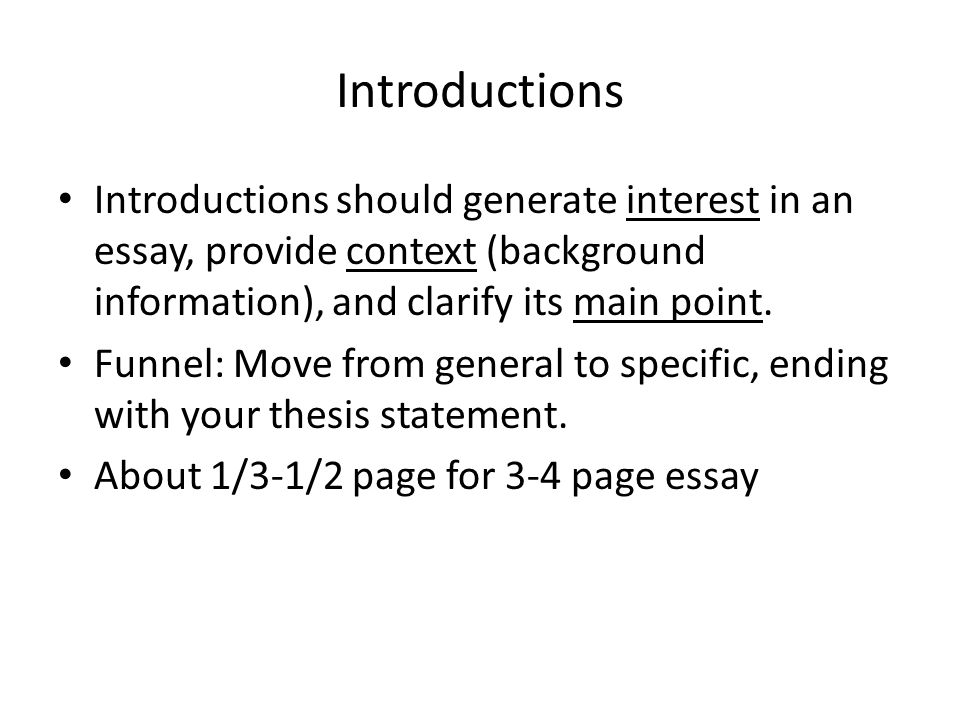 How To Start A Proposal Essay Introductions Introductions Should Generate Interest In An Essay Provide Context Background Information Essay On Healthy Eating Habits also Research Proposal Essay Example Introductions Introductions Should Generate Interest In An Essay Essay On Modern Science