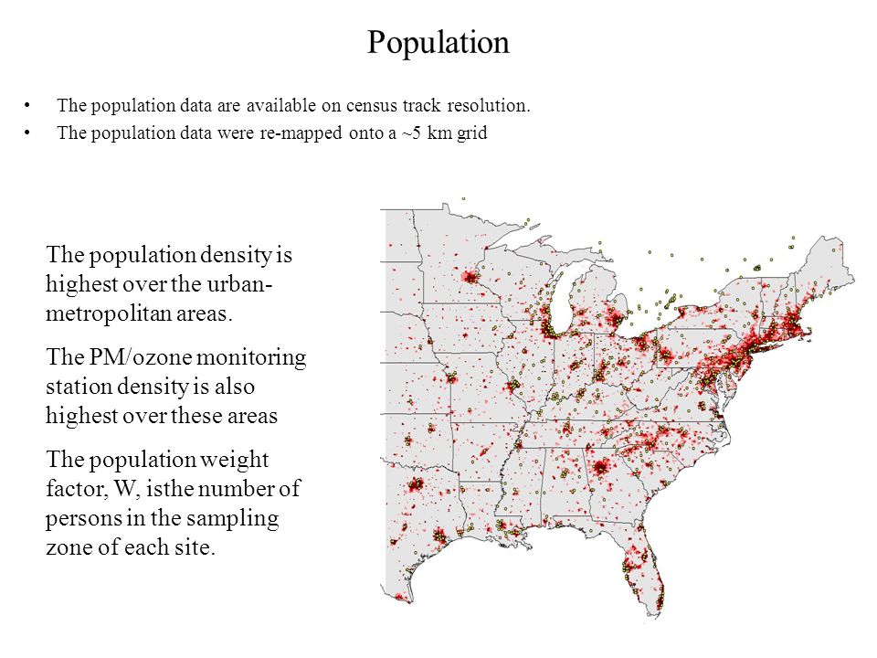 Population The population data are available on census track resolution.