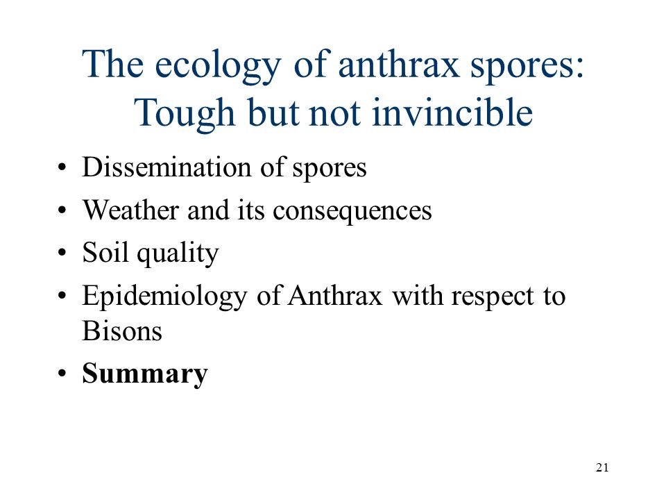 Canberra İlerleme para  1 The ecology of anthrax spores: Tough but not invincible Sonja Brockmüller  Seminar presentation based on a paper by Daniel C. Dragon and Robert P.  Rennie. - ppt download