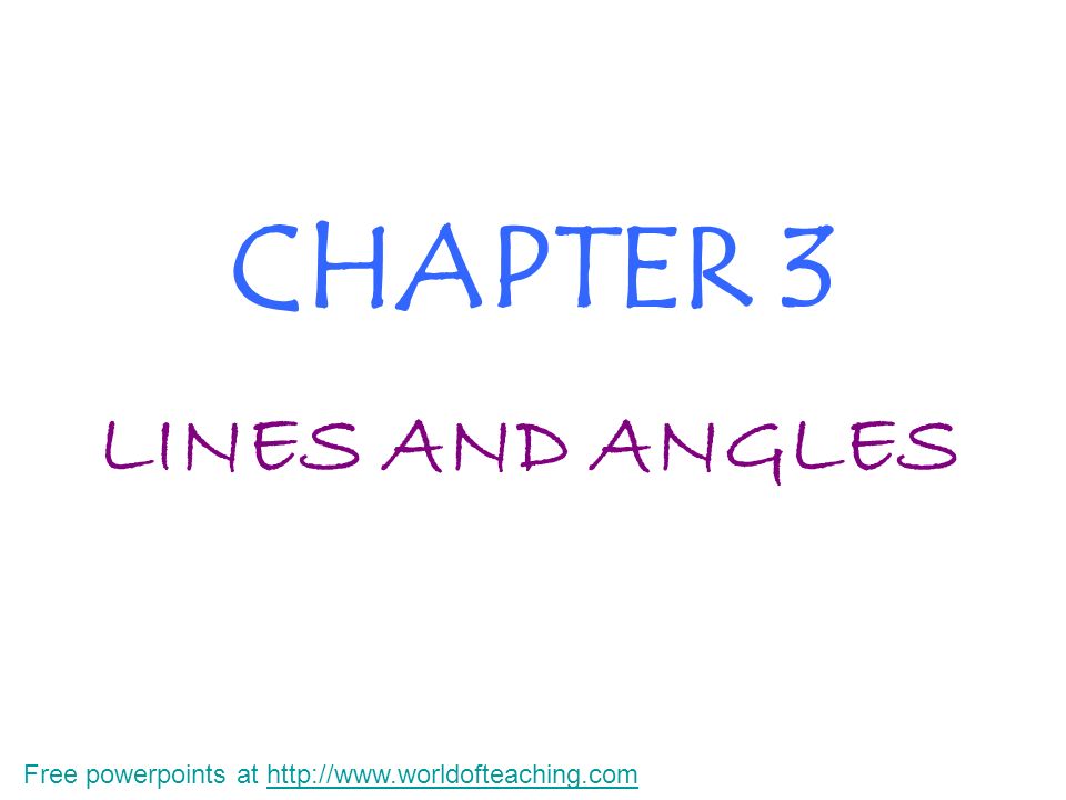 chapter 3 lines and angles free powerpoints at ppt download angle powerpoints