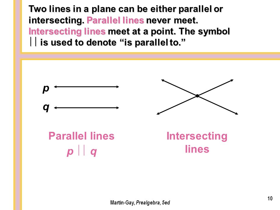 geometry and measurement chapter nine lines and angles section ppt