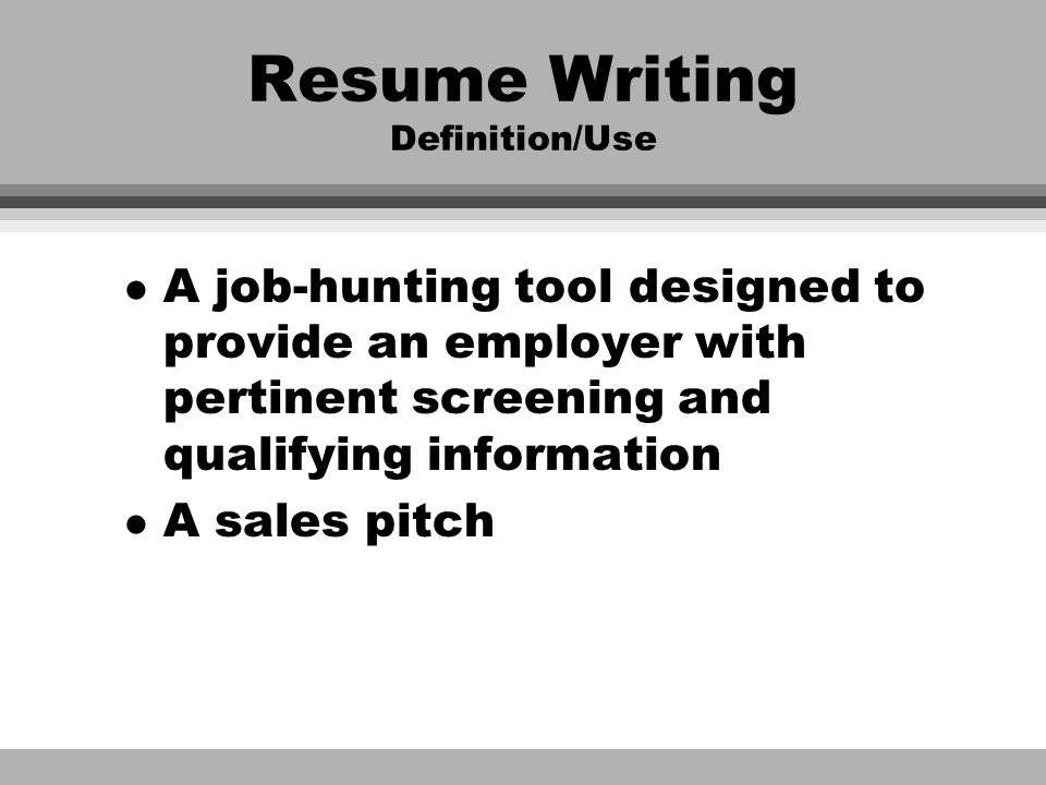 Find A Quick Way To Resume