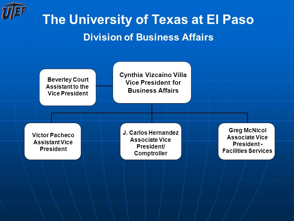 University Of Texas Organizational Chart