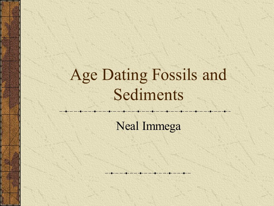 Methods dating fossils