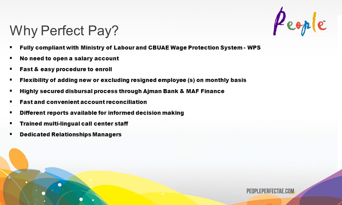 Why Perfect Pay.