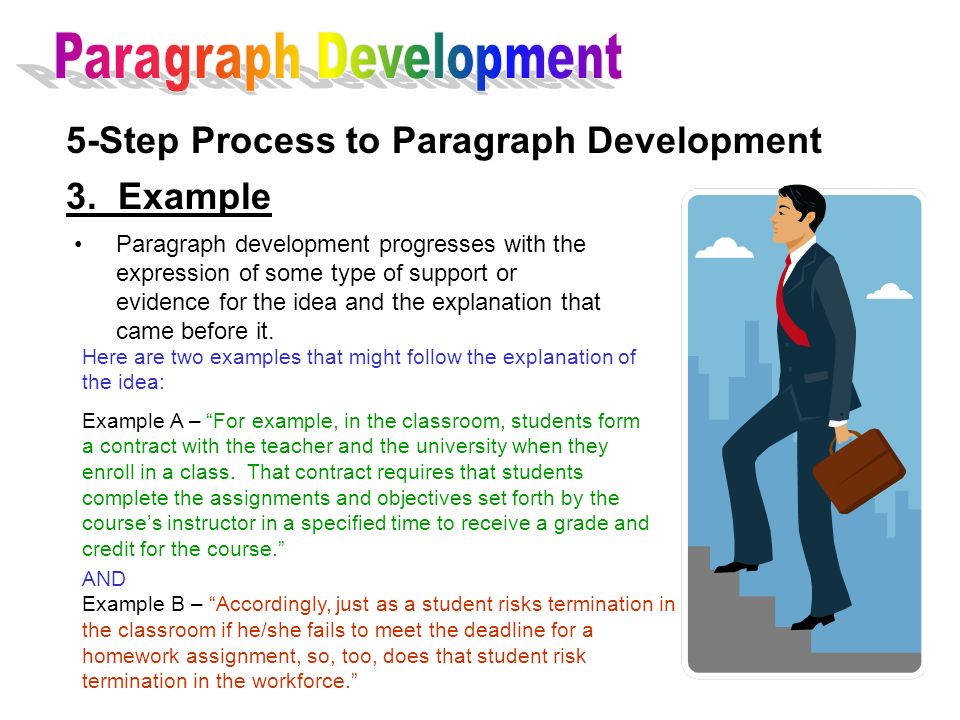 types of paragraph development with examples