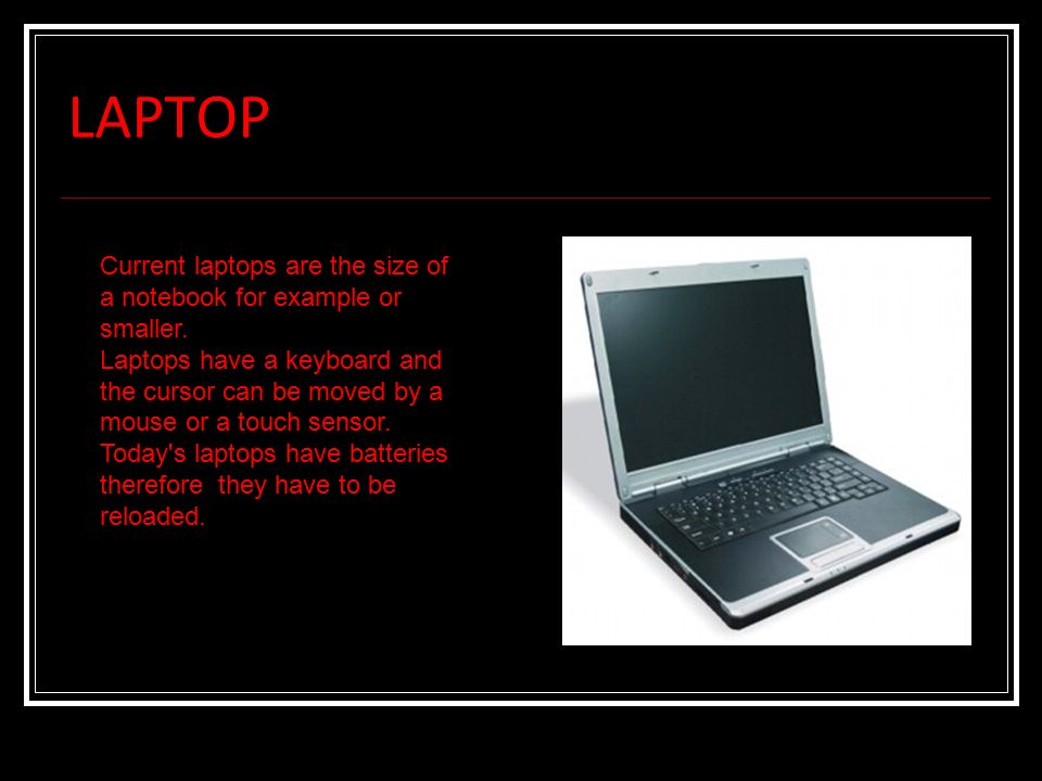 TECHNOLOGY. INTRODUCTION Then we will describe a mobile phone and a laptop  today. - ppt download