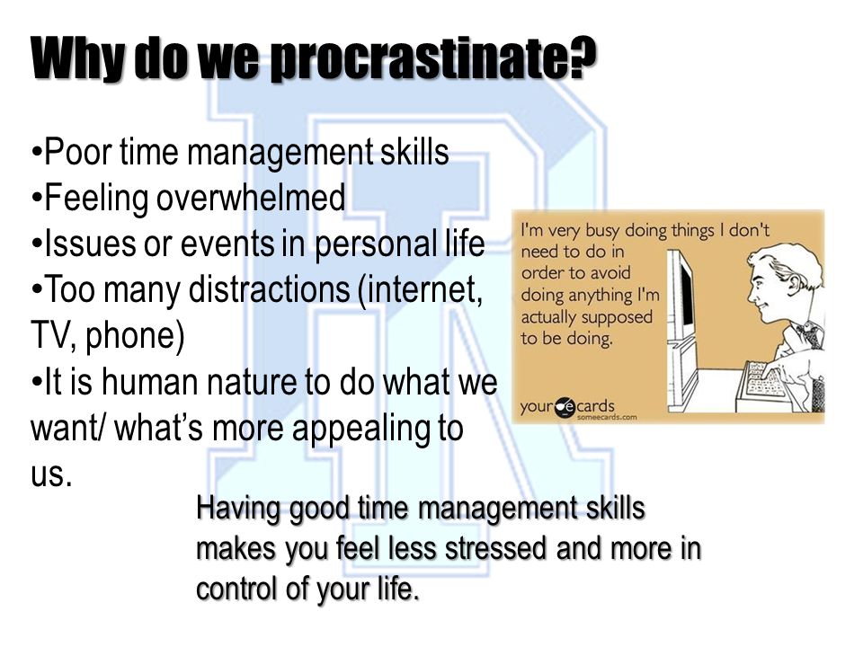 Poor Time Management & What You Can Do About It