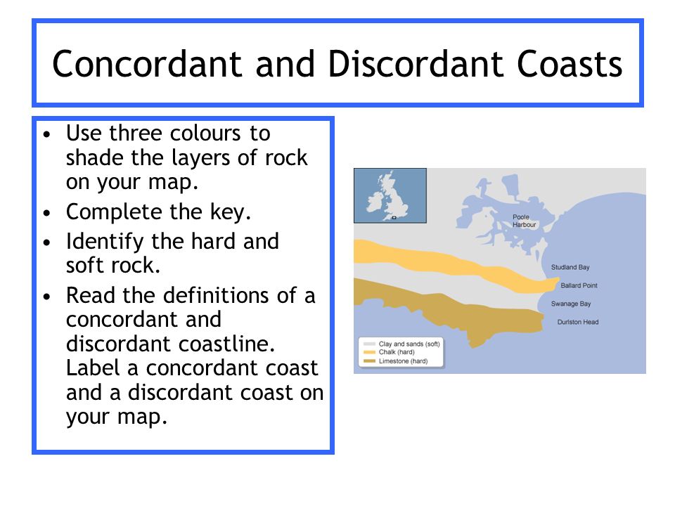 discordant coastline