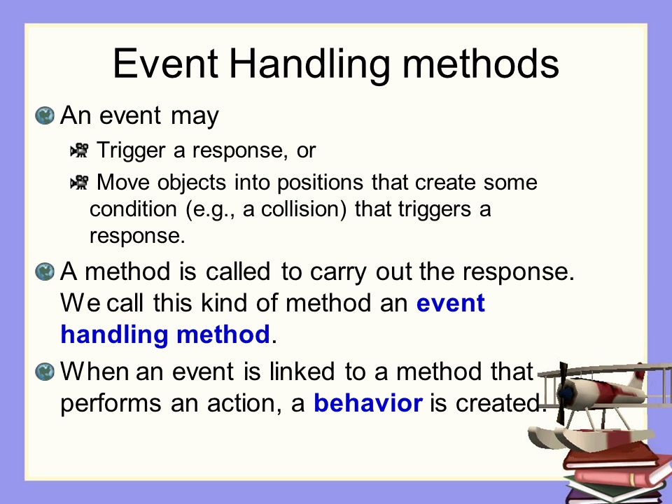 interactive programming alice control of flow control of flow how to make a program for an event