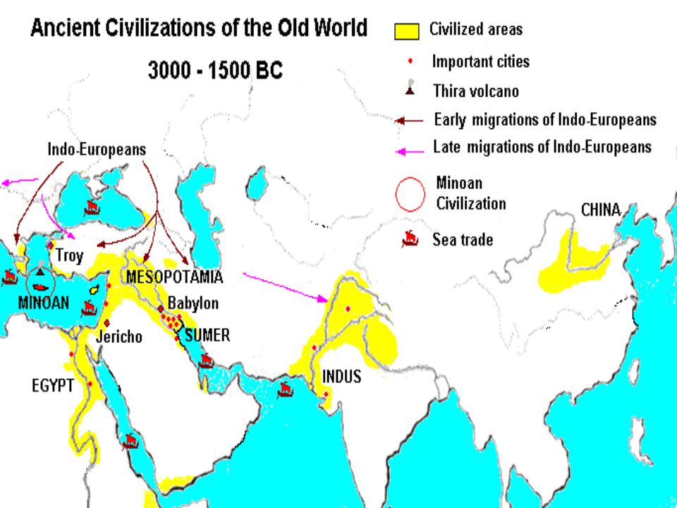 what are the four ancient river valley civilizations