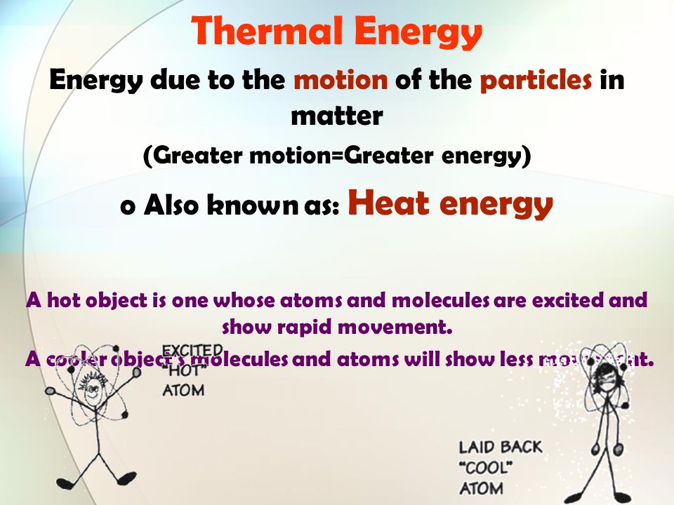 Examples of Chemical Energy