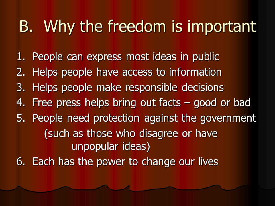 Image result for Why is freedom of press important?