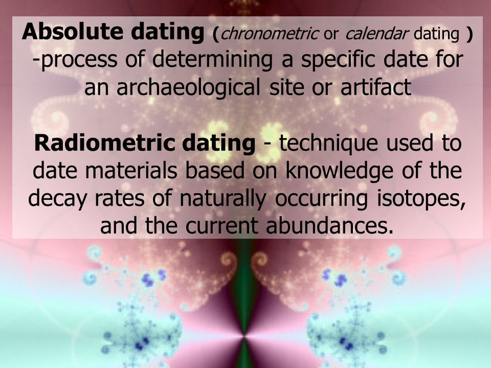 Knowledge is radiometric dating based upon