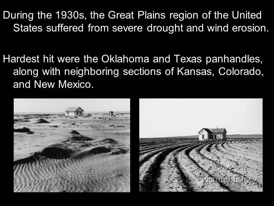 Реферат: The Dustbowl Of America In The 1930s
