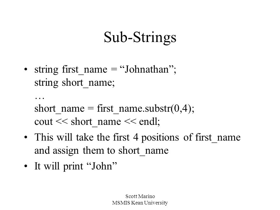 Scott Marino MSMIS Kean University MSAS5104 Programming with Data ...