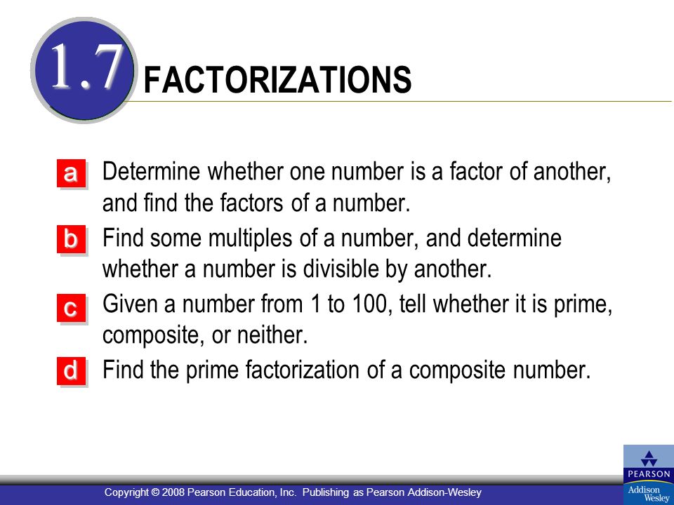 Slide 1- 1 Copyright © 2008 Pearson Education, Inc. Publishing as Pearson  Addison-Wesley. - ppt download