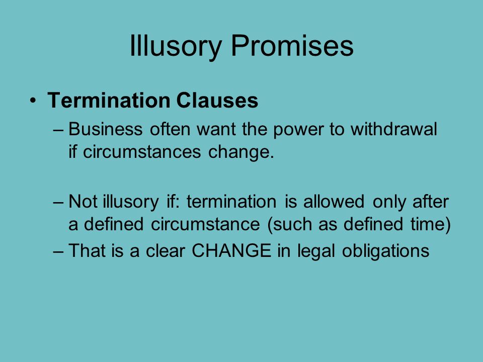 illusory legal definition
