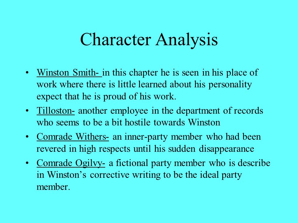 winston smith physical description