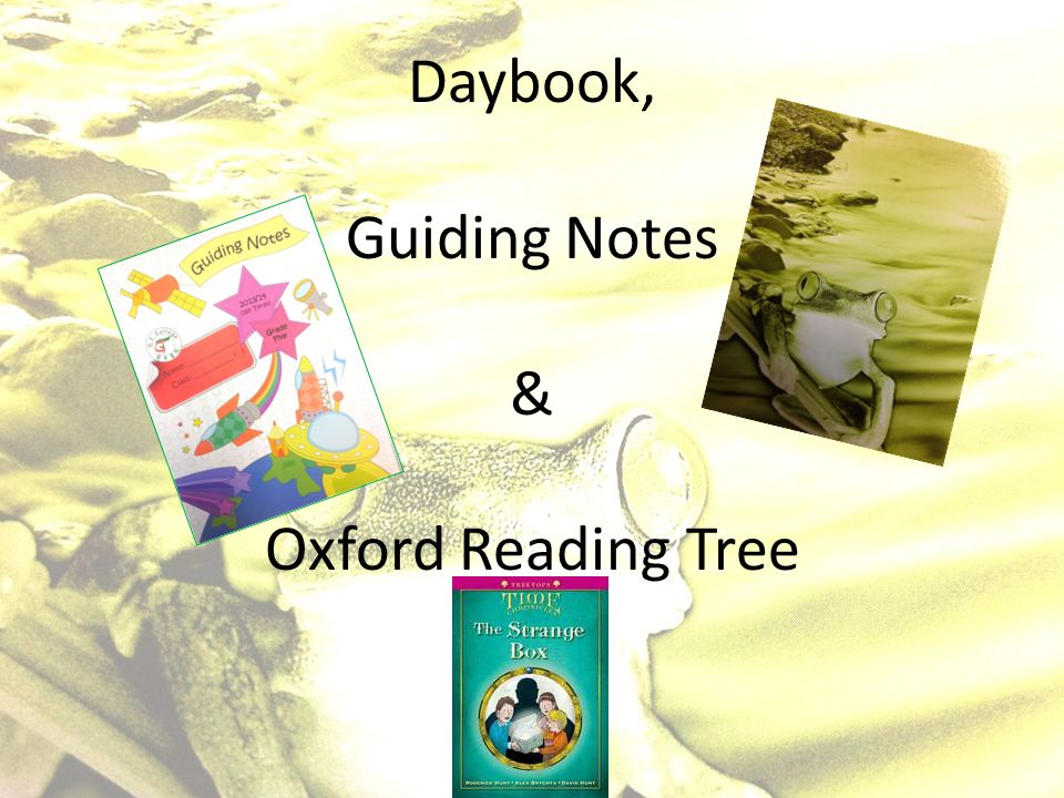 Daybook, Guiding Notes & Oxford Reading Tree