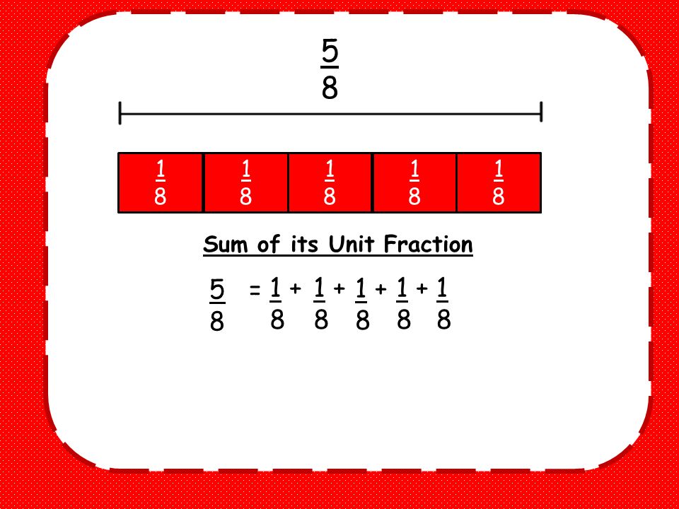 x 5858 Sum of its Unit Fraction 5 =
