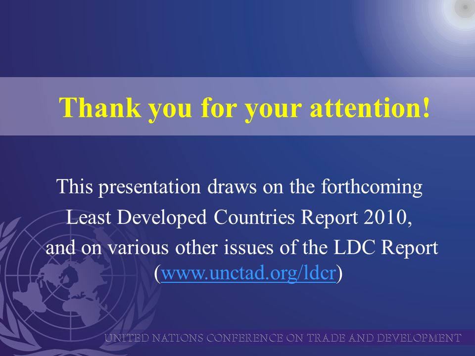 Meeting the MDGs in the Least Developed Countries Giovanni Valensisi UNCTAD, Africa Least Developed Countries Division Short... 