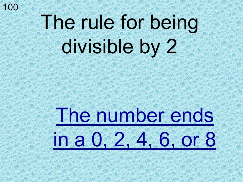 Divisibility Rules. Factor This.