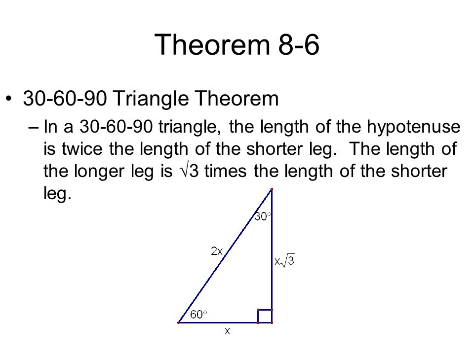 Chapter 8 Right Triangles Trigonometry 8 2 Special Right Triangles Ppt Download Chapter 8 Right Triangles Trigonometry 8 2 Special Right Triangles Ppt Download