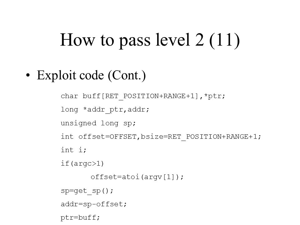 1 st OlymFair Workshop Hacking technique Taeho Oh - ppt download