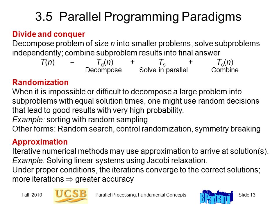 Fall 2010Parallel Processing, Fundamental ConceptsSlide Asymptotic ...