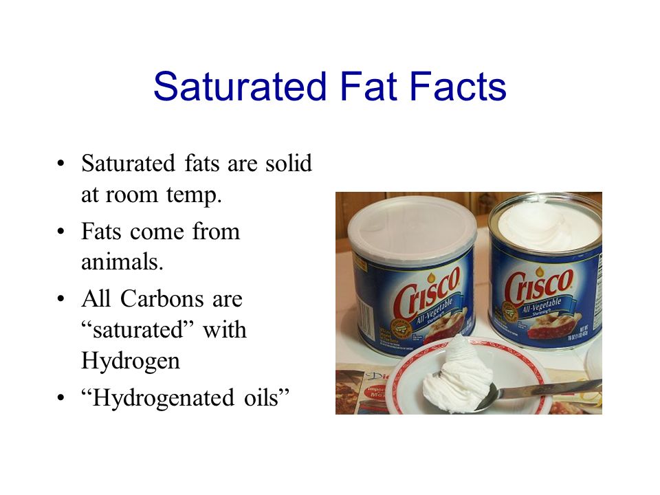 Saturated Fatty Acid Unsaturated Fatty Acid How are oils different from fats Solid fat Liquid oil
