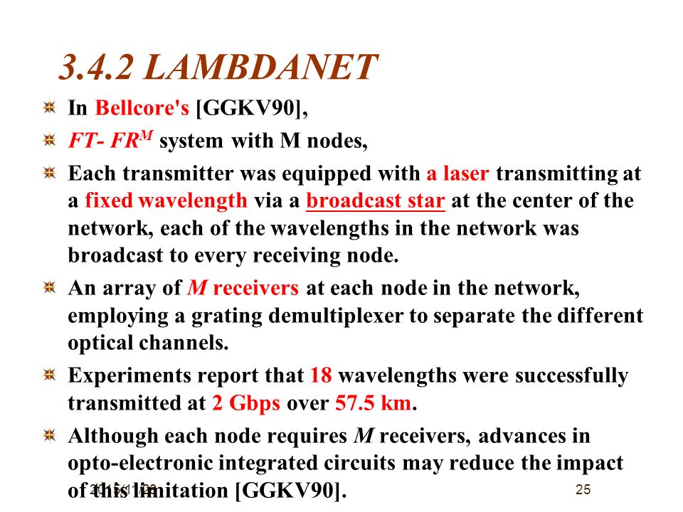 lambdanet in optical network