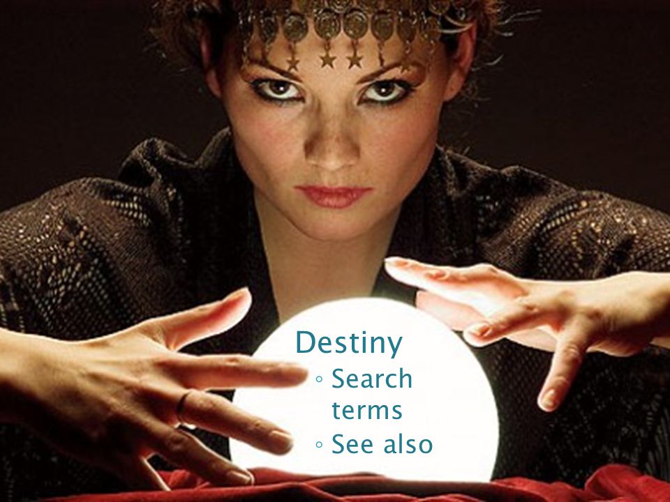 Destiny ◦ Search terms ◦ See also