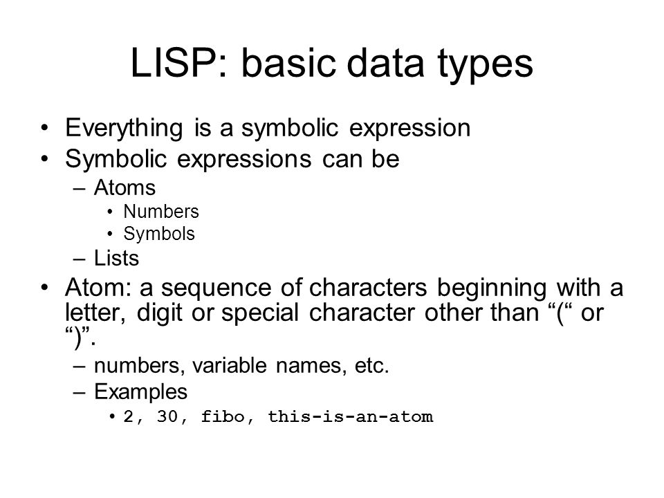 Lisp Porn