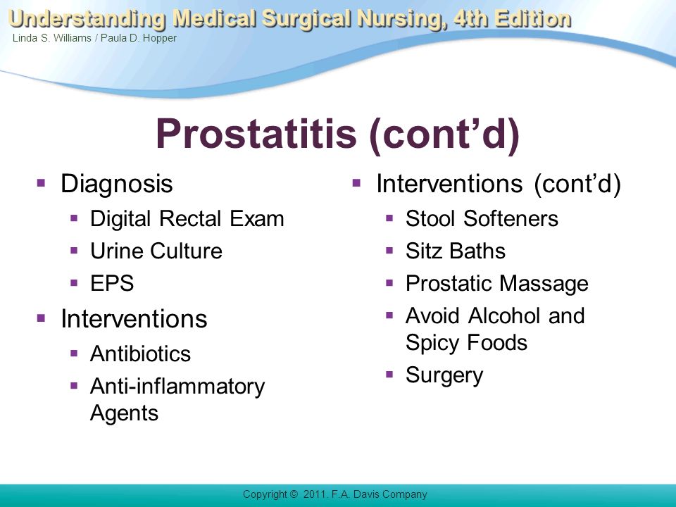 linda prostatitis